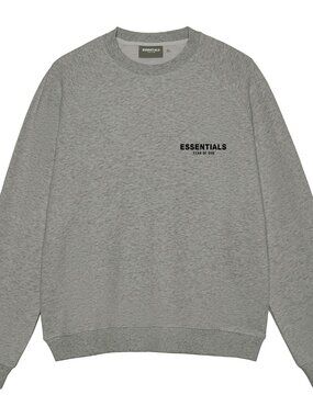 Fear of God Essentials Crew Neck Hoodie Long Sleeve Unisex Style